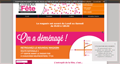 Desktop Screenshot of entrepotdelafete.com